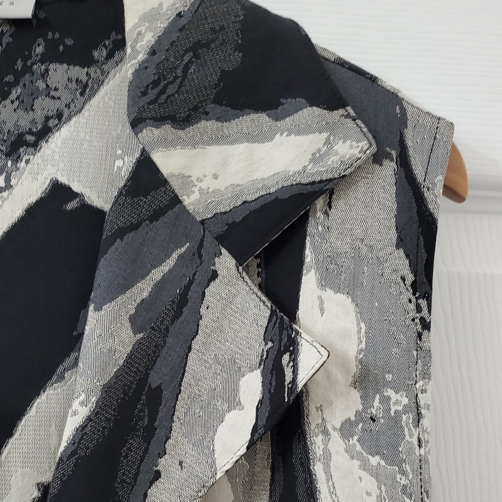 Bryn Walker Marcelina Stretch Jacquard Open Front Vest - Picture 3 of 12